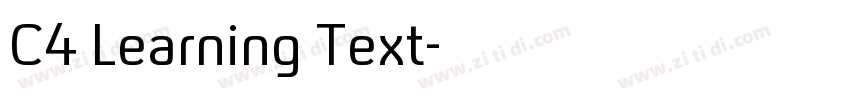 C4 Learning Text字体转换